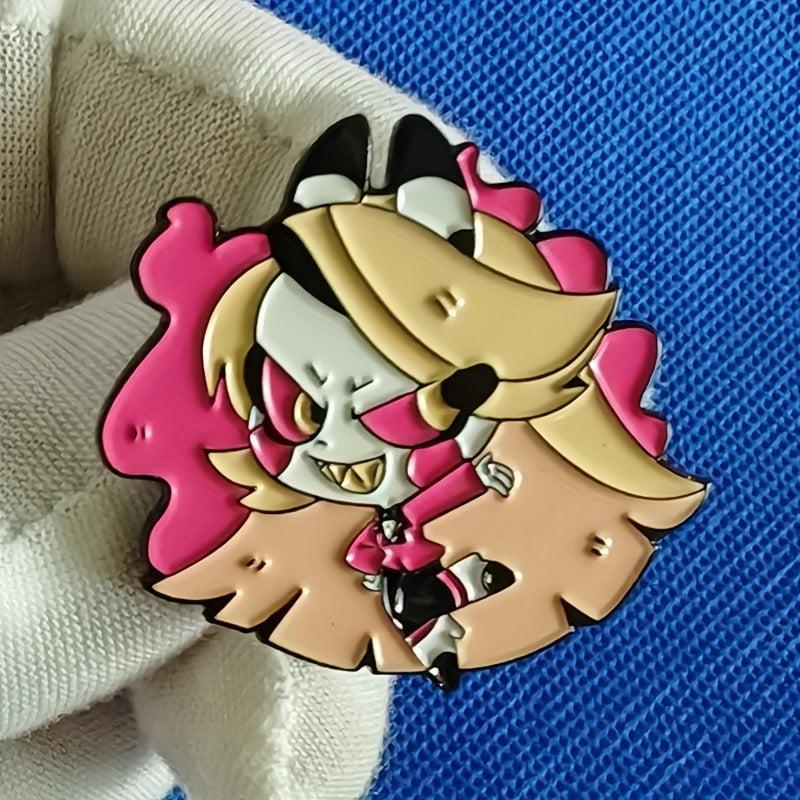 Anime Character Brooch Enamel Lapel Pin Couple Gift Men's Jewelry