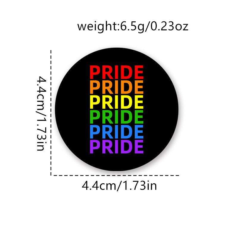 Rainbow Emblem Gay Badge Breastpin LGBT Flag Pride Accessories