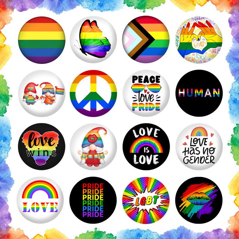 Rainbow Emblem Gay Badge Breastpin LGBT Flag Pride Accessories