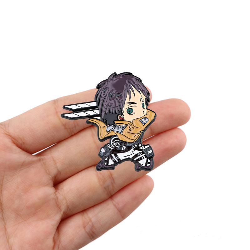 Anime Enamel Pins Cartoon Brooch for Men