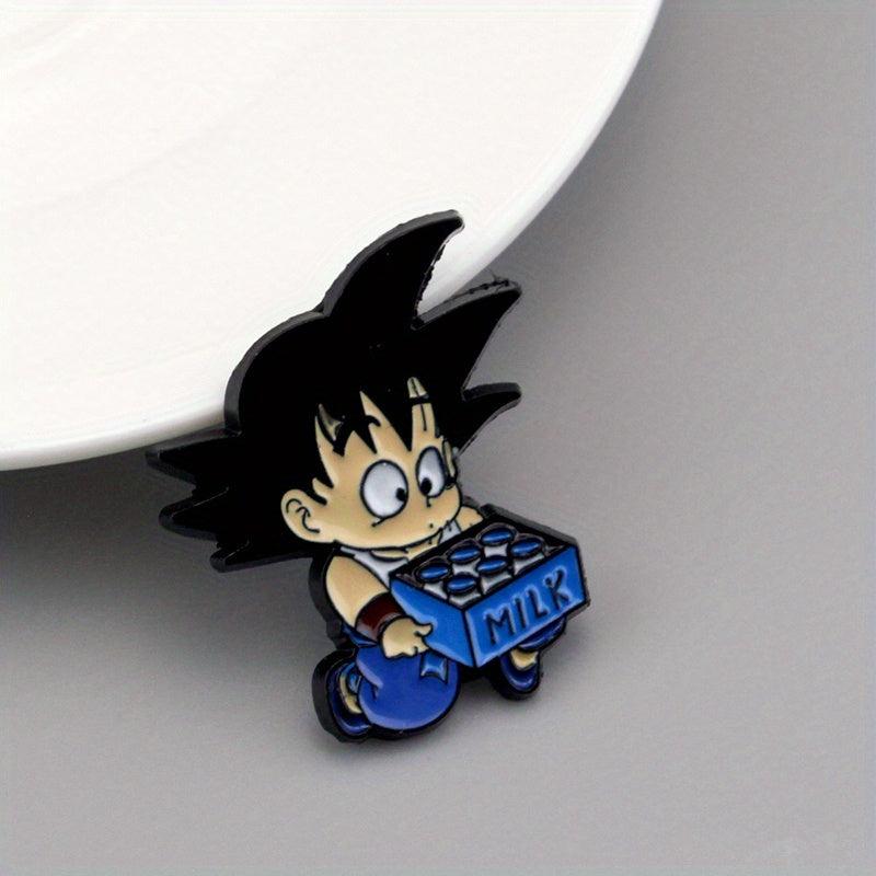 Creative Milk Pin Brooch for Men