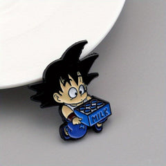 Creative Milk Pin Brooch for Men