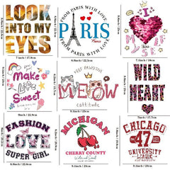 Iron On Patch For Men Heat Transfer Vinyl Decal Sticker T Shirt Backpacks