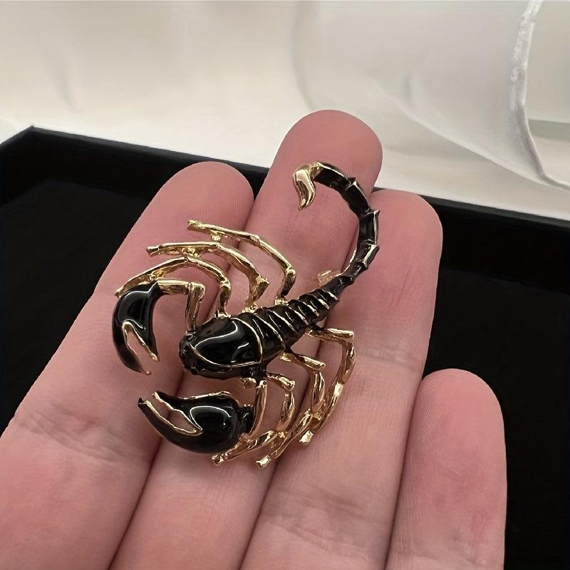 Men's Scorpion Pins, Animal Themed Fashion Accessories