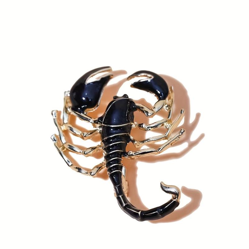 Men's Scorpion Pins, Animal Themed Fashion Accessories