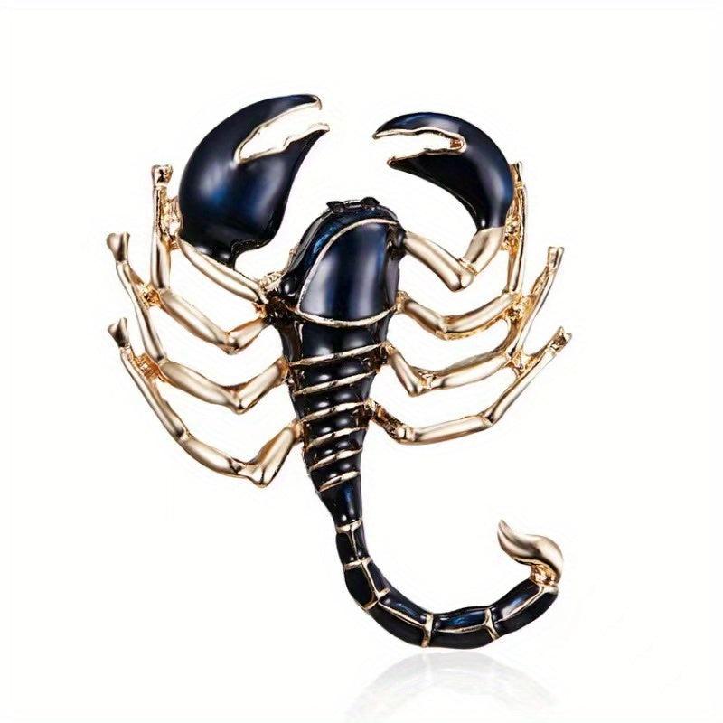 Men's Scorpion Pins, Animal Themed Fashion Accessories