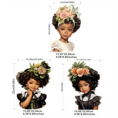 Little Girls Heat Transfer Vinyl Iron on Decals for Kids