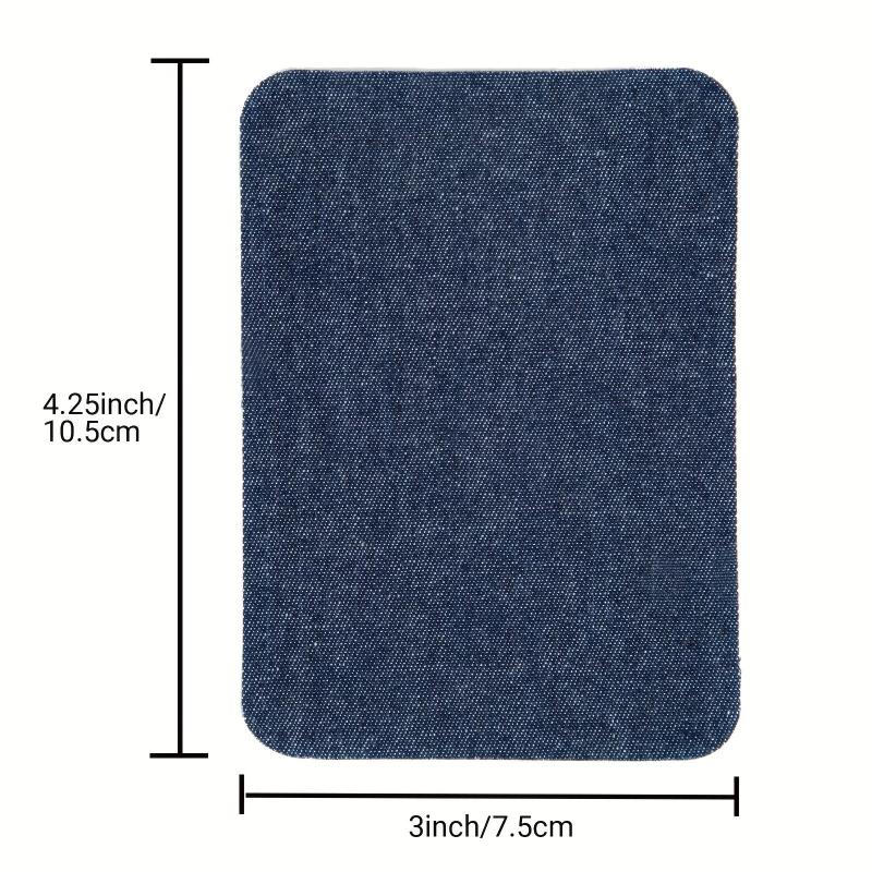 J CARP 12pcs Denim Fabric Iron on Patches Men Strong Glue Repair Kit