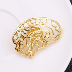 Hollowed Stomach Structure Brooch