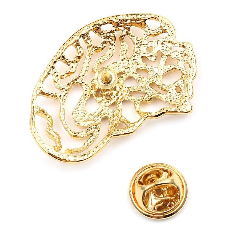 Hollowed Stomach Structure Brooch
