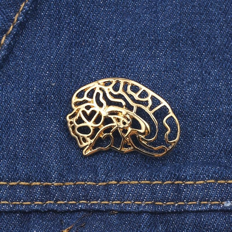 Hollowed Stomach Structure Brooch