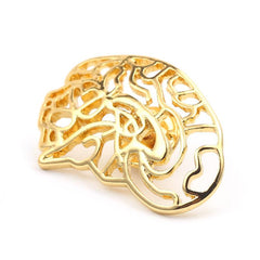 Hollowed Stomach Structure Brooch