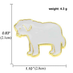 Cartoon Puppy Alloy Pin Animal Badge Clothing Accessories