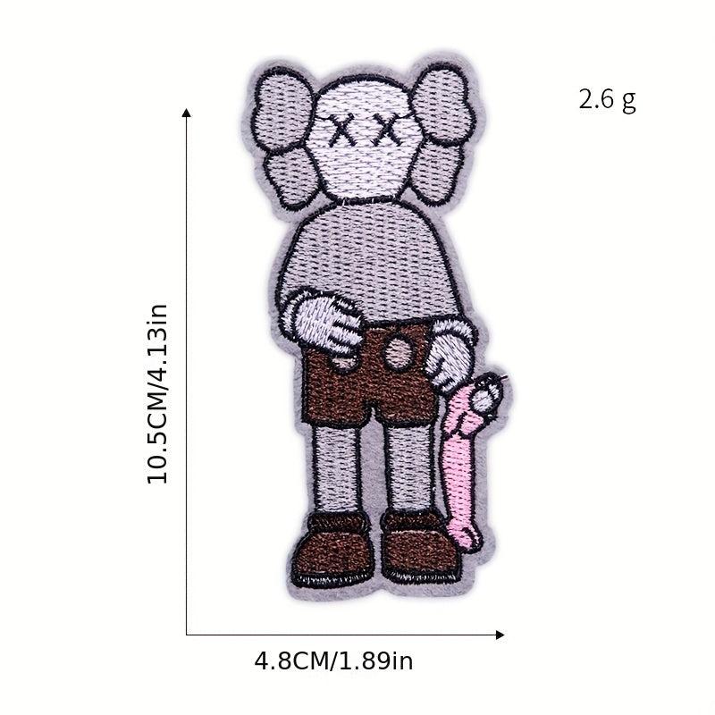 9pcs Vehicle Iron On Patches Sew On Embroidered Applique Repair Patch DIY Crafts