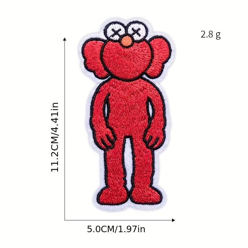 9pcs Vehicle Iron On Patches Sew On Embroidered Applique Repair Patch DIY Crafts