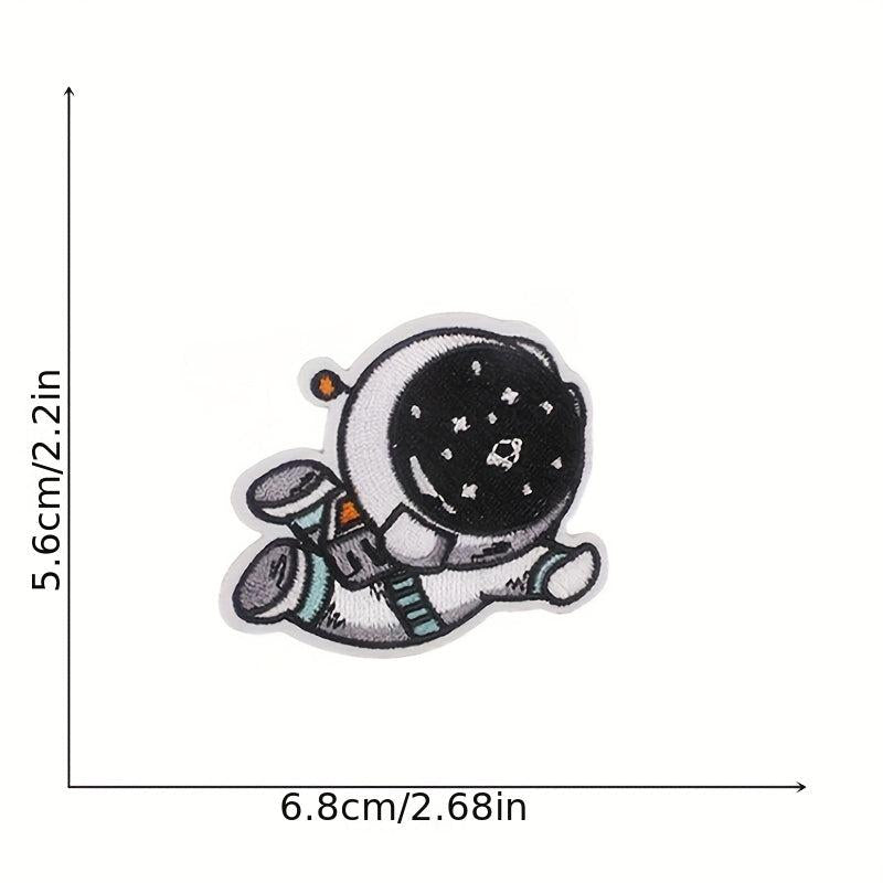 7pcs Astronaut Iron On Patches Sew On Embroidered Applique Repair Patch