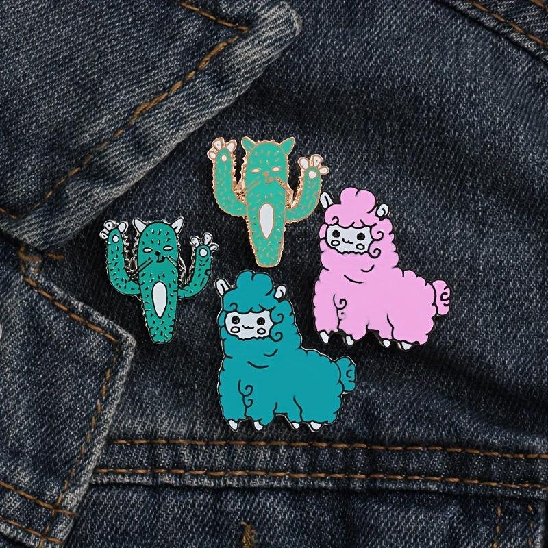Cartoon Sheep Brooch for Men