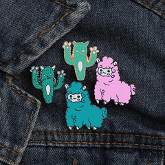 Cartoon Sheep Brooch for Men