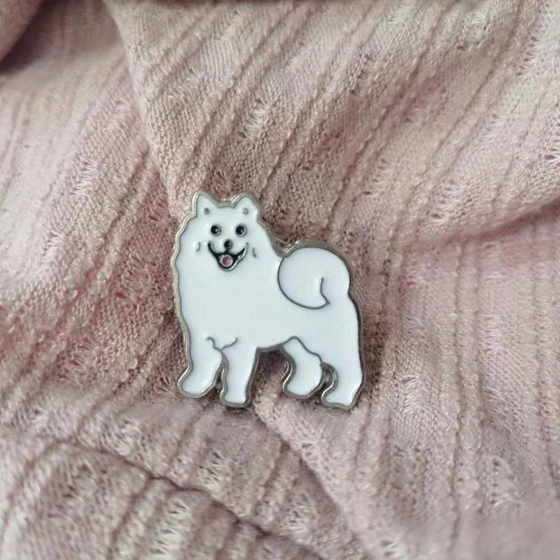 Dog Head Brooch Hat Emblem Corsage Hat Badges Metal Animal Accessories