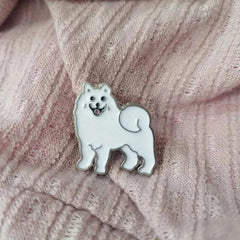 Dog Head Brooch Hat Emblem Corsage Hat Badges Metal Animal Accessories
