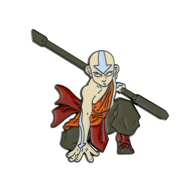 Bald Monk Metal Pin Ornament Lapel Pin Brooch