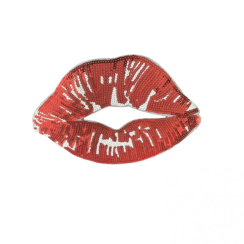 Sequins Lips Sexy Lips Patches For Men Stickers