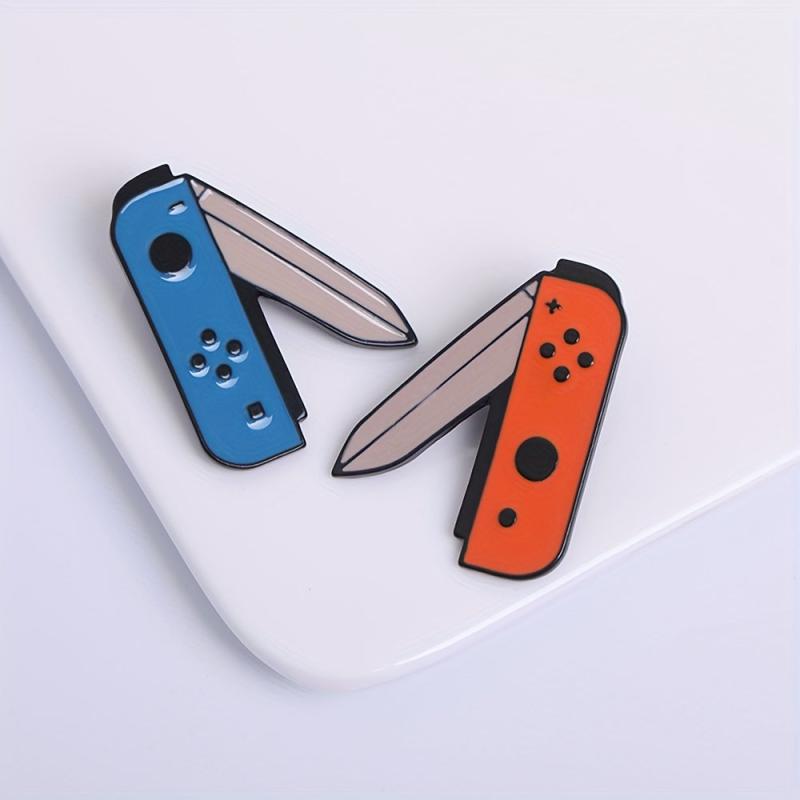 Portable Handle Small Shell Brooch Cartoon Brooch Men Accessories