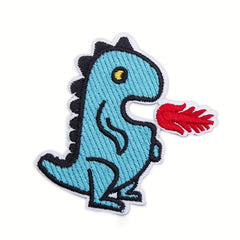 13pcs Dinosaur Theme Iron On Patches DIY Crafts Projects For Clothing