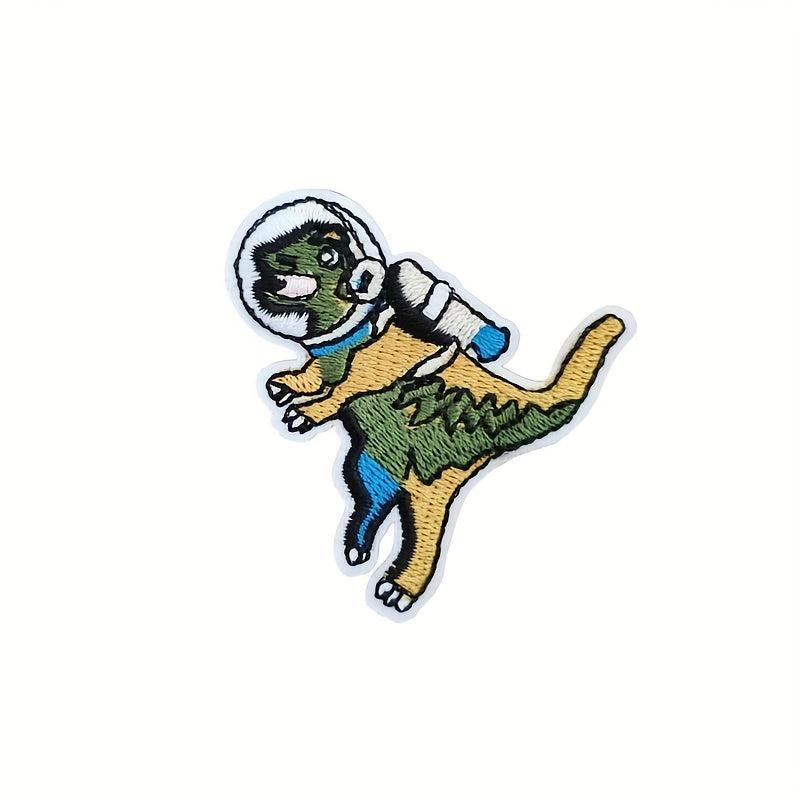13pcs Dinosaur Theme Iron On Patches DIY Crafts Projects For Clothing