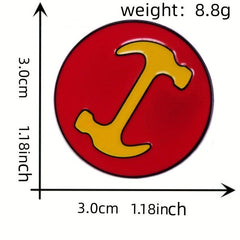 Film Community Brooch Badges Anime Games Metal Pins for Men