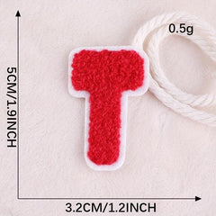 5pcs Embroidered Letter Badges Iron On Patches Sew On Embroidered Applique
