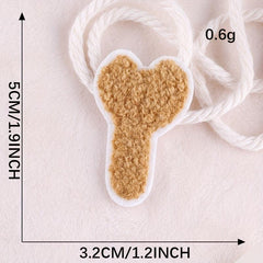 5pcs Embroidered Letter Badges Iron On Patches Sew On Embroidered Applique