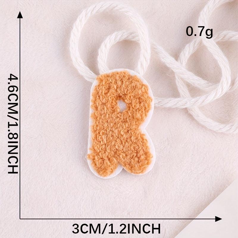 5pcs Embroidered Letter Badges Iron On Patches Sew On Embroidered Applique