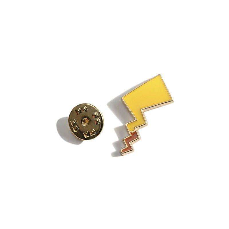 Lightning Pattern Pin Badge Clothing Backpack Accessories