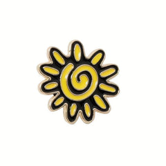 Small Sun Metal Badge Enamel Pin