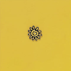 Small Sun Metal Badge Enamel Pin