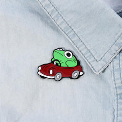 Small Frog Brooch Men's Pin Collar Pin Jewelry