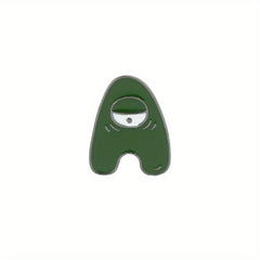 Funny Letter Enamel Pins Metal Badges Cartoon Brooches Hat Backpacks