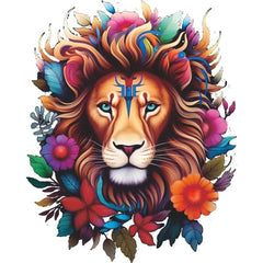 Colorful Lions Iron on Decals For Men
