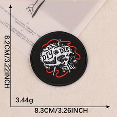3pcs Boys Y2K Embroidery DIY Patch For Clothes B