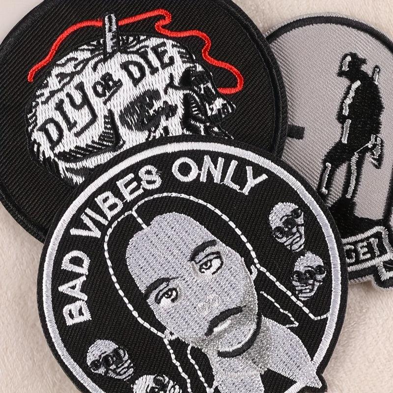 3pcs Boys Y2K Embroidery DIY Patch For Clothes B
