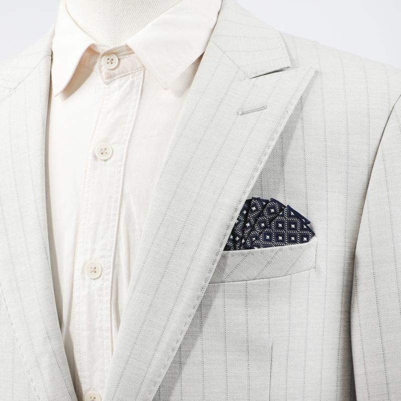 Men's Suit Pocket Square Chest Flower Brooch