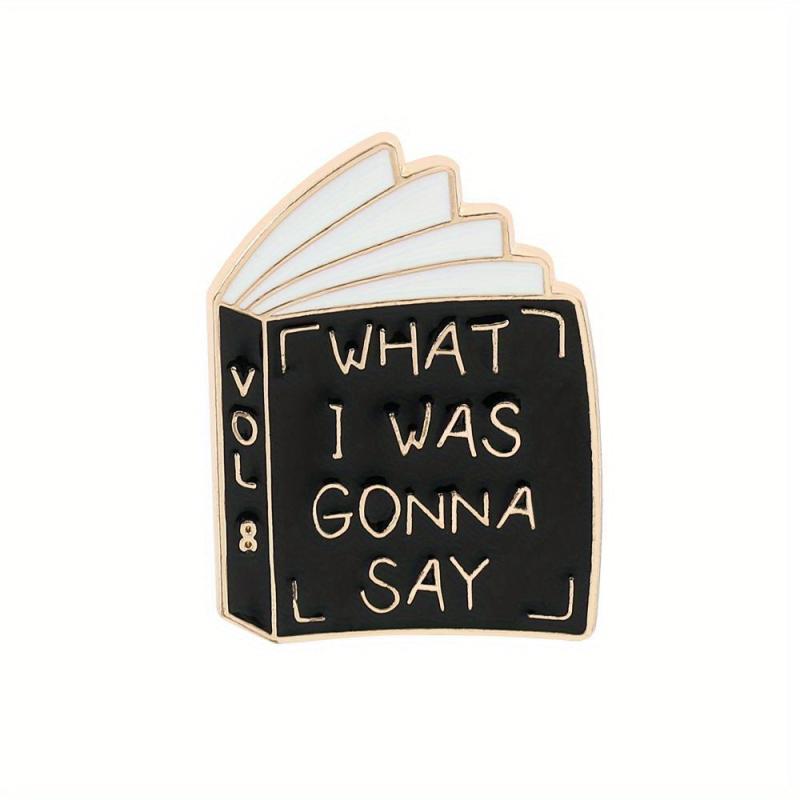 Fashionable Books Brooch Enamel Pin for Men