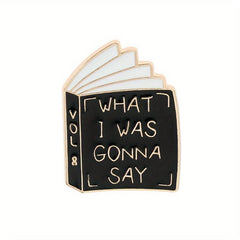 Fashionable Books Brooch Enamel Pin for Men
