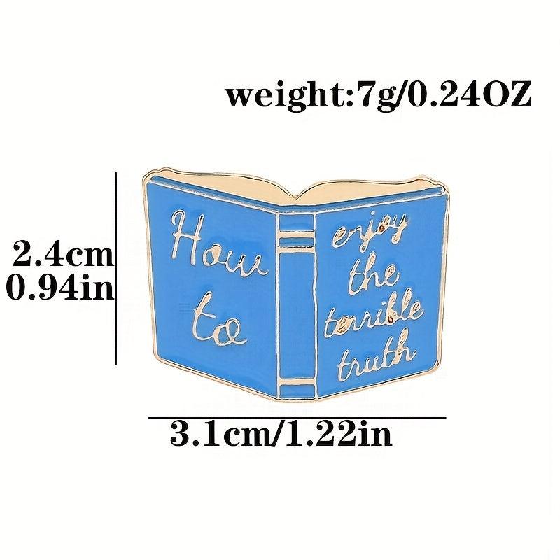 Fashionable Books Brooch Enamel Pin for Men