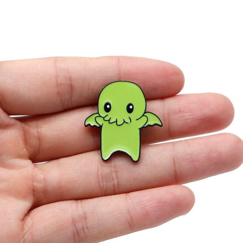 Funny Cartoon Enamel Brooch Pin for Men