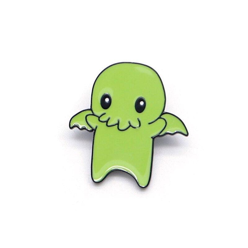 Funny Cartoon Enamel Brooch Pin for Men