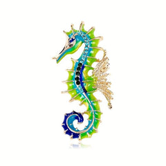 Seahorse Brooch For Men Creative Pin For Men