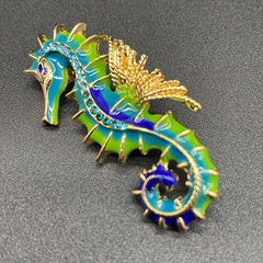 Seahorse Brooch For Men Creative Pin For Men