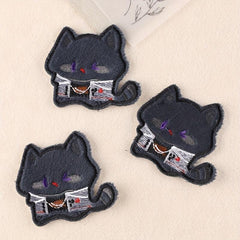 3pcs Cat Embroidery DIY Patch for Clothes Backpack Hat